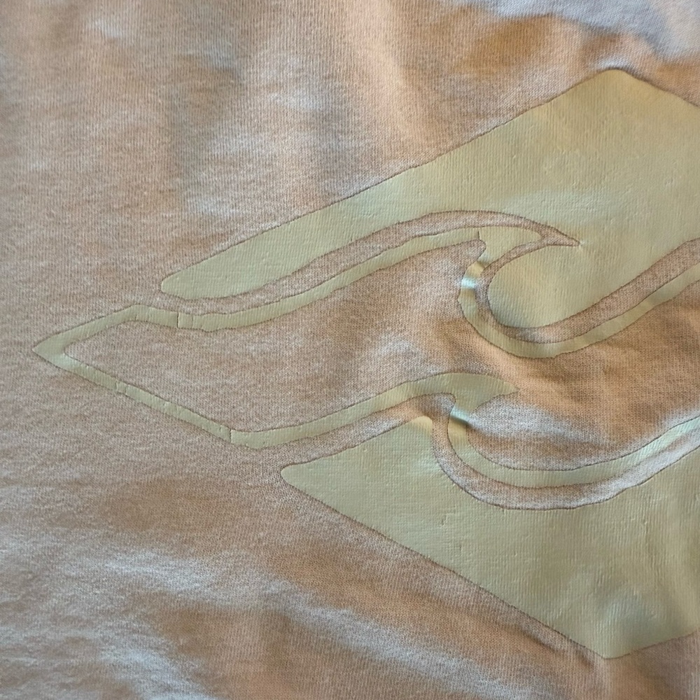 Billabong Light Pink and White Logo Crewneck Sweatshirt Size S - Picture 8 of 12
